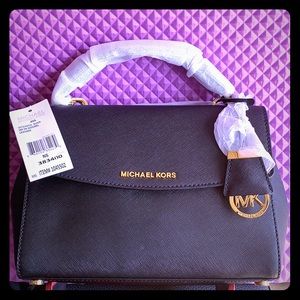 AVA Small SAFFIANO LEATHER CROSSBODY